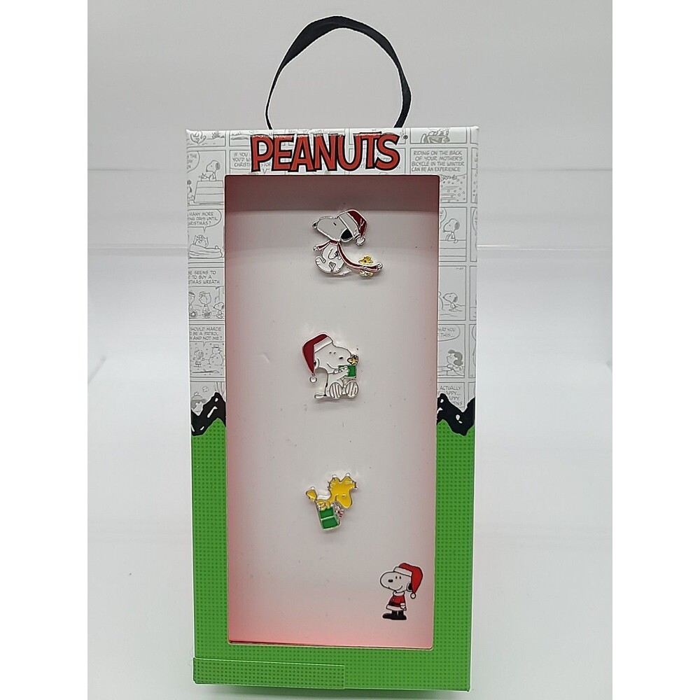 LA Rocks ~ Peanuts ~ Collectible ~ Snoopy + Woodstock Pin Set  Set of 3 ~ NEW